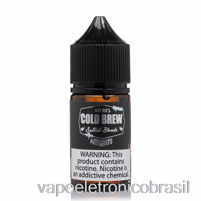 Vape Eletrônico Macchiato - Sais De Fermentação Fria Nitros - 30ml 45mg